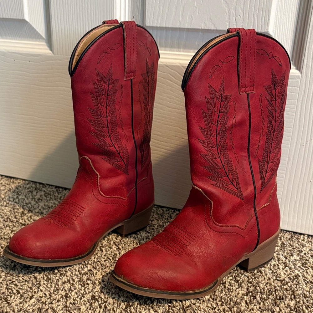 Roper Scarlet Cowboy Boots